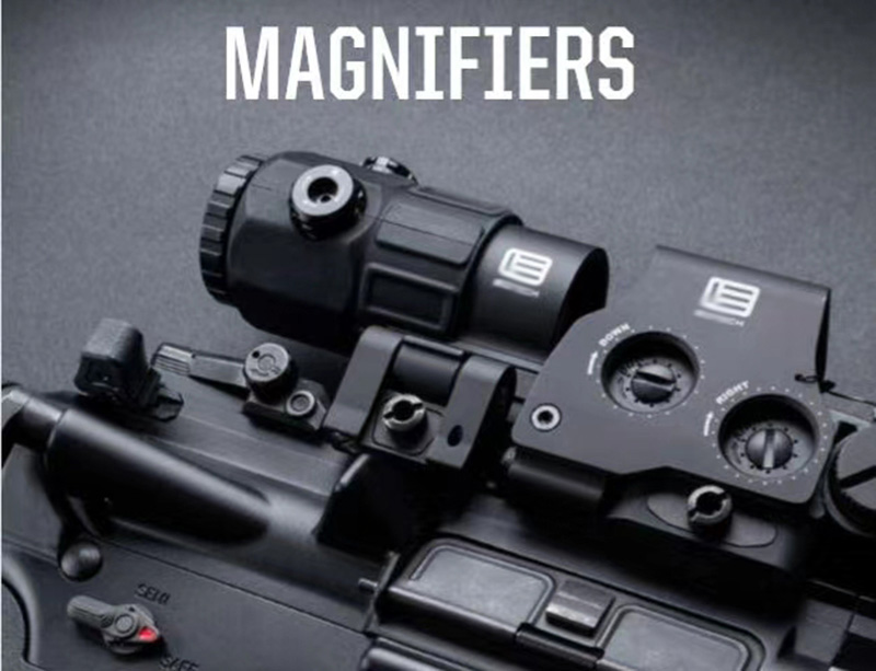 G43+558 Magnifier Scope Combo with Switch to Side QD Mount black